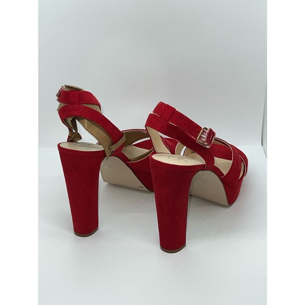 Sexy Red High Heel Platform Pumps By Jessica Simpson. Size 12!!!!! - Picture 4 of 9